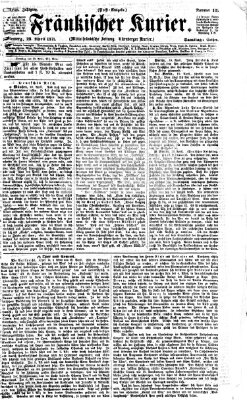 Fränkischer Kurier Samstag 22. April 1871