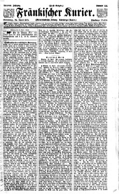 Fränkischer Kurier Dienstag 25. April 1871