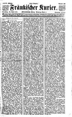 Fränkischer Kurier Sonntag 30. April 1871