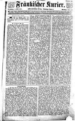 Fränkischer Kurier Montag 1. Mai 1871