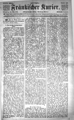 Fränkischer Kurier Mittwoch 31. Mai 1871