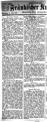 Fränkischer Kurier Samstag 24. Juni 1871