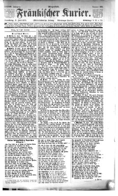 Fränkischer Kurier Sonntag 2. Juli 1871