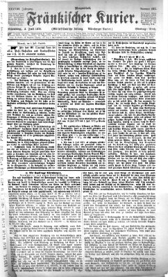 Fränkischer Kurier Dienstag 4. Juli 1871