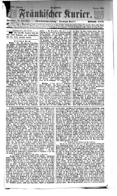 Fränkischer Kurier Mittwoch 12. Juli 1871