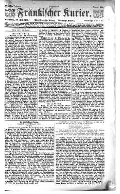 Fränkischer Kurier Sonntag 30. Juli 1871