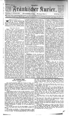 Fränkischer Kurier Samstag 5. August 1871