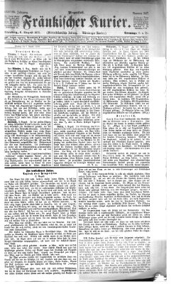 Fränkischer Kurier Sonntag 6. August 1871