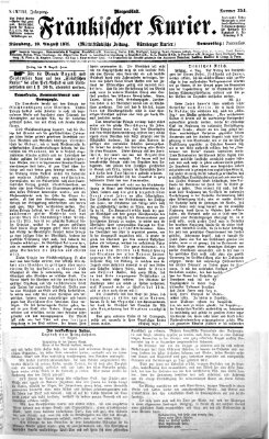 Fränkischer Kurier Donnerstag 10. August 1871