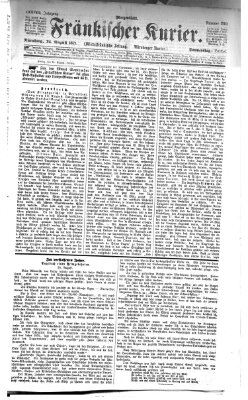 Fränkischer Kurier Donnerstag 24. August 1871