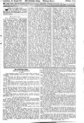 Fränkischer Kurier Freitag 25. August 1871