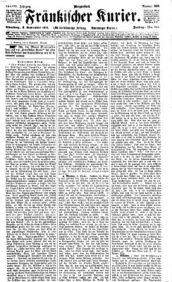 Fränkischer Kurier Freitag 8. September 1871