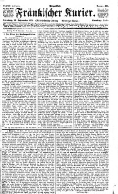 Fränkischer Kurier Samstag 23. September 1871