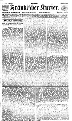 Fränkischer Kurier Samstag 4. November 1871