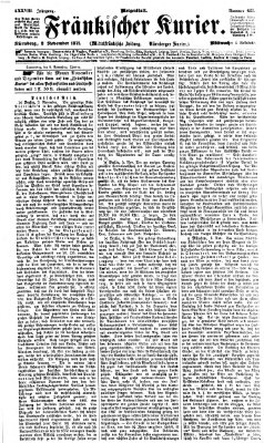 Fränkischer Kurier Mittwoch 8. November 1871