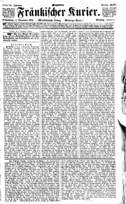 Fränkischer Kurier Montag 4. Dezember 1871