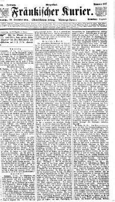 Fränkischer Kurier Samstag 23. Dezember 1871