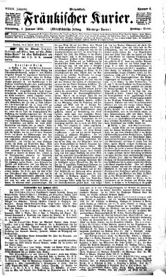 Fränkischer Kurier Freitag 5. Januar 1872