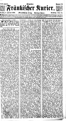 Fränkischer Kurier Samstag 6. Januar 1872