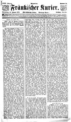 Fränkischer Kurier Dienstag 16. Januar 1872