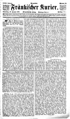 Fränkischer Kurier Freitag 19. Januar 1872