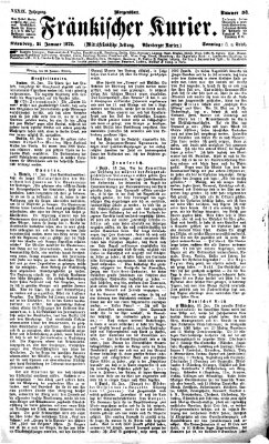 Fränkischer Kurier Sonntag 21. Januar 1872