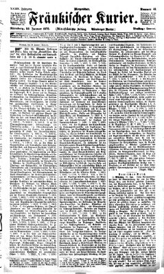 Fränkischer Kurier Dienstag 23. Januar 1872