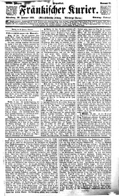 Fränkischer Kurier Sonntag 28. Januar 1872