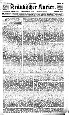 Fränkischer Kurier Montag 5. Februar 1872