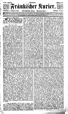 Fränkischer Kurier Dienstag 6. Februar 1872