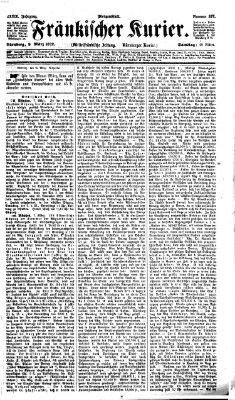 Fränkischer Kurier Samstag 9. März 1872