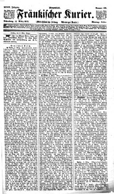 Fränkischer Kurier Montag 11. März 1872