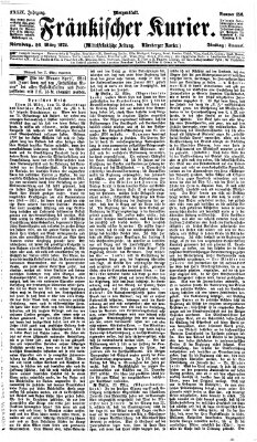 Fränkischer Kurier Dienstag 26. März 1872