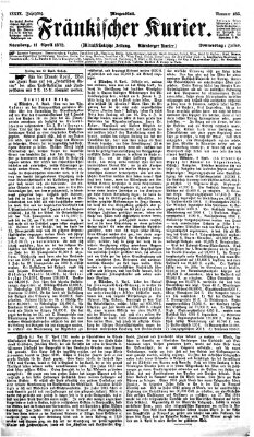 Fränkischer Kurier Donnerstag 11. April 1872