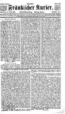 Fränkischer Kurier Sonntag 14. April 1872