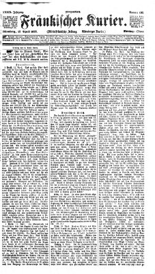 Fränkischer Kurier Montag 15. April 1872