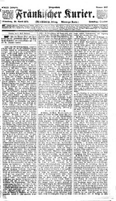 Fränkischer Kurier Samstag 20. April 1872