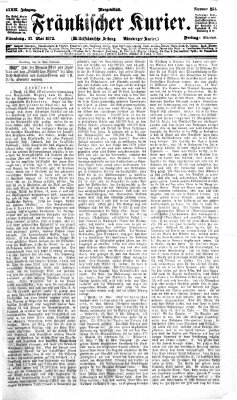 Fränkischer Kurier Freitag 17. Mai 1872