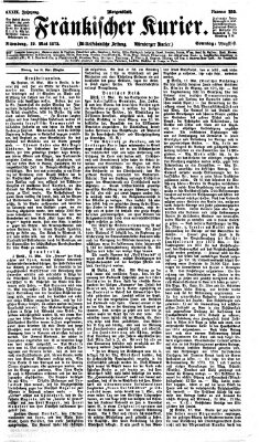 Fränkischer Kurier Sonntag 19. Mai 1872