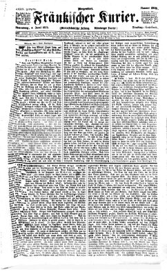 Fränkischer Kurier Dienstag 4. Juni 1872