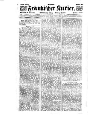 Fränkischer Kurier Freitag 14. Juni 1872