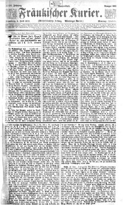 Fränkischer Kurier Montag 1. Juli 1872