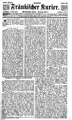 Fränkischer Kurier Dienstag 9. Juli 1872