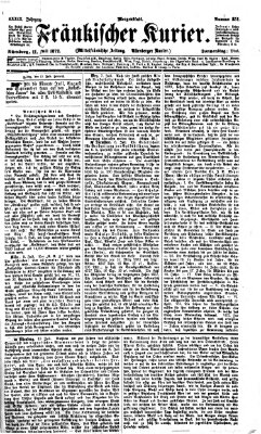 Fränkischer Kurier Donnerstag 11. Juli 1872