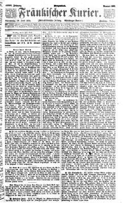 Fränkischer Kurier Freitag 19. Juli 1872