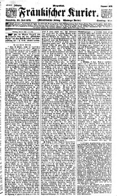 Fränkischer Kurier Samstag 20. Juli 1872