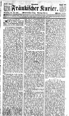 Fränkischer Kurier Mittwoch 24. Juli 1872