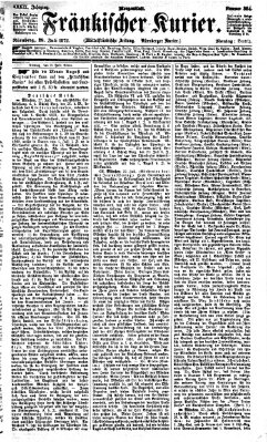 Fränkischer Kurier Montag 29. Juli 1872