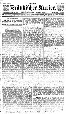 Fränkischer Kurier Donnerstag 8. August 1872
