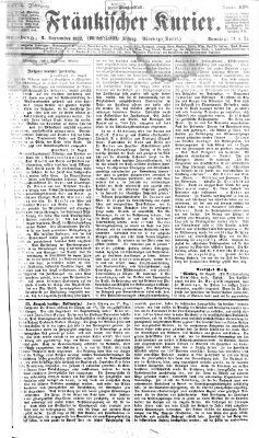 Fränkischer Kurier Sonntag 1. September 1872